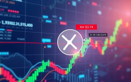 XRP price chart showing bullish MACD signal and 21 EMA support near $3.19