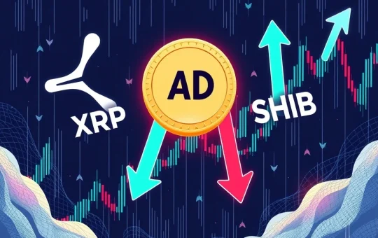 XRP price debate with conflicting forecasts shown on cryptocurrency charts