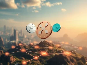 XRP and RTX tokens in a dynamic crypto market with global payment networks