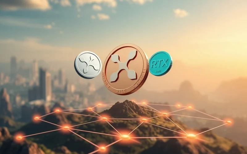 XRP and RTX tokens in a dynamic crypto market with global payment networks