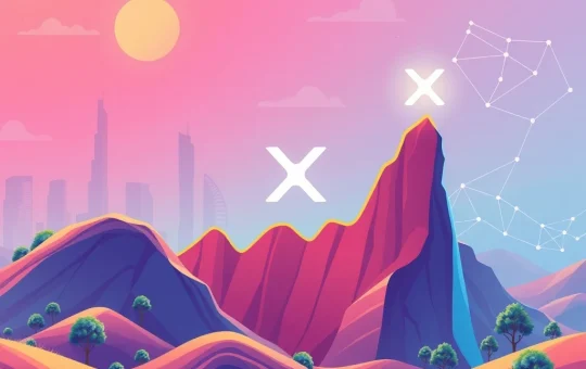 A digital chart showing XRP's price dip followed by a strong recovery, symbolizing a healthy XRP pullback and future growth potential.