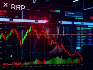 XRP price volatility and market trends analysis with a downward chart trend