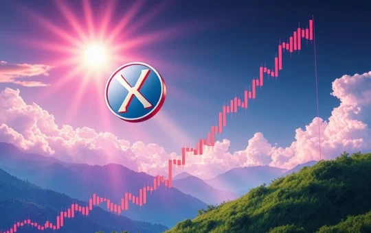 XRP Price Analysis: A visual representation of XRP's bullish Cup and Saucer pattern, signaling potential gains in the crypto market.