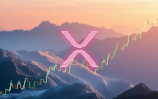 XRP price chart showing resilience and upward potential amidst market volatility, highlighting key support levels.