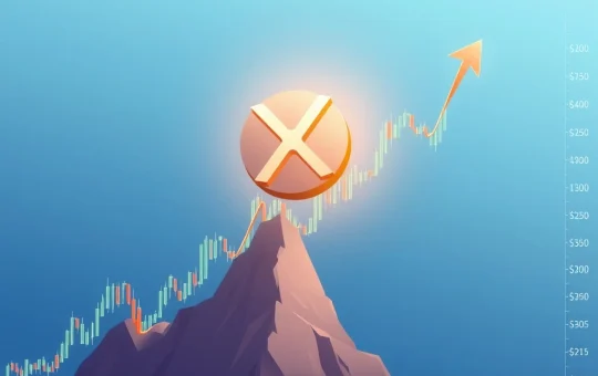 XRP price chart showing an explosive breakout and upward trend, indicating a potential rally towards a $15 target.