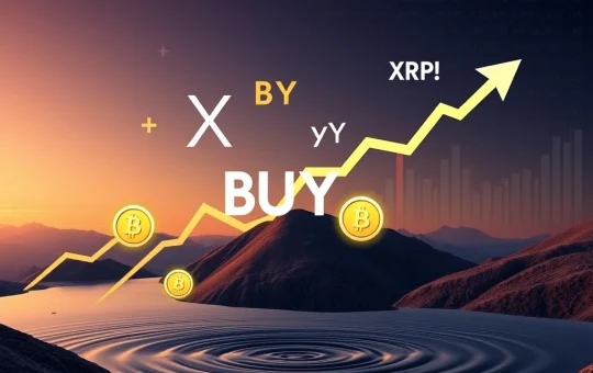 XRP chart showing a TD Sequential buy signal, indicating potential price rebound from key support levels.