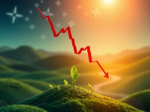 A chart illustrating a significant XRP price drop, with technical indicators suggesting a healthy correction and potential for future growth for XRP price.