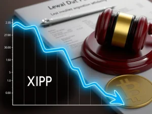 XRP price drop amid legal uncertainty and market volatility
