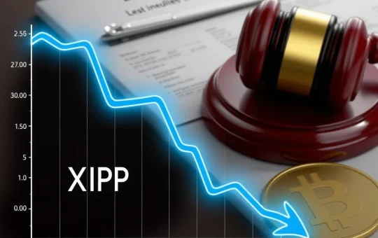 XRP price drop amid legal uncertainty and market volatility