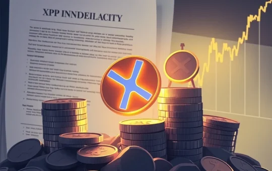 An XRP Price chart exploding upwards amidst legal papers, signaling the XRP Surge driven by the Ripple SEC Lawsuit, with a warning of a potential Crypto Market Correction.