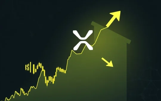 A dramatic chart depicting a sharp XRP price drop, illustrating the market's reaction to the significant Chris Larsen XRP transfer.