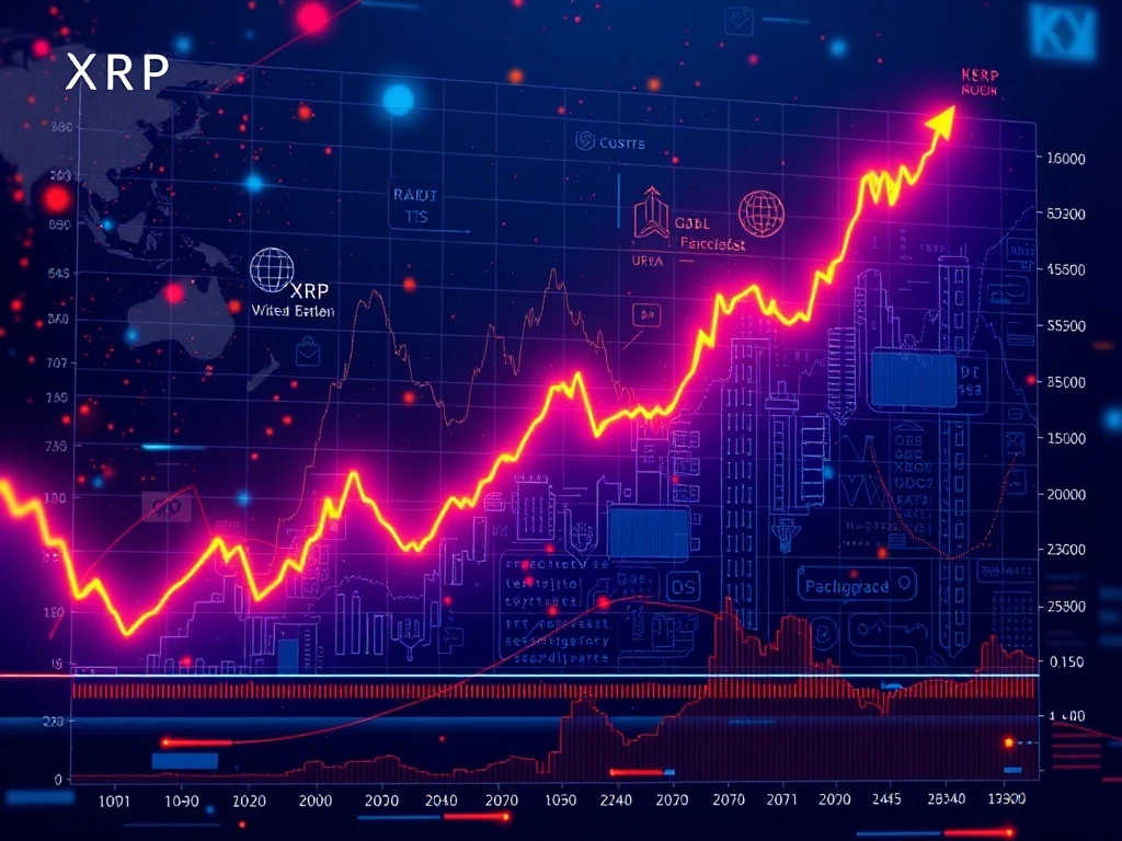 A bullish XRP chart demonstrating its resilience above the 50-day EMA, signaling positive XRP price prediction.