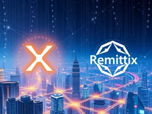 XRP Price Prediction: Visualizing XRP's potential ETF-driven surge against Remittix's real-world utility in cross-border payments.
