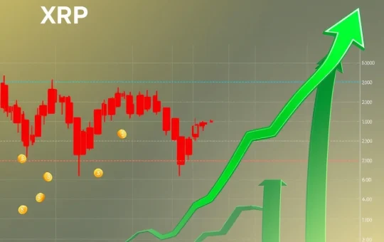 A chart illustrating XRP price volatility with Bollinger Bands, highlighting a recent drop and the potential for a resilient recovery based on XRP technical analysis.