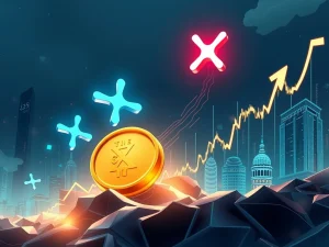 XRP price chart showing a strong upward trend, symbolizing the potential for a $5 target driven by Ripple's strategic reserve plan and institutional adoption.