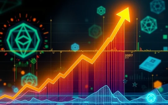 A chart showing an XRP bull flag pattern, indicating a potential surge in XRP price prediction amid market optimism.