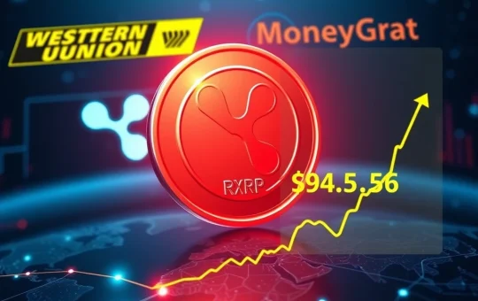 XRP price potential surge with Western Union and MoneyGram adoption