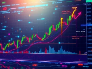 XRP profit zones highlighted on a crypto chart, illustrating Egrag Crypto's Elliott Wave Theory for strategic trading.
