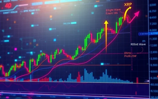 XRP profit zones highlighted on a crypto chart, illustrating Egrag Crypto's Elliott Wave Theory for strategic trading.