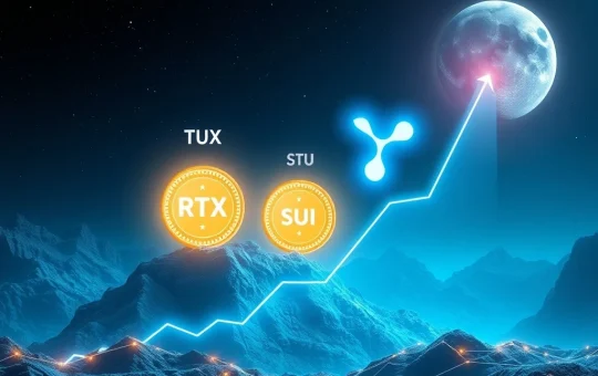 RTX, SUI, and XRP as 2025 altcoin leaders with 50x potential in crypto market