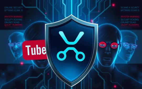 Ripple CEO warns XRP holders about widespread XRP scams on YouTube, emphasizing crypto security amidst a price drop.