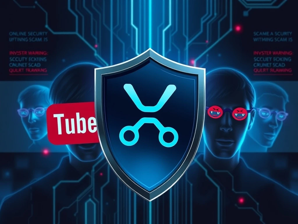 Ripple CEO warns XRP holders about widespread XRP scams on YouTube, emphasizing crypto security amidst a price drop.