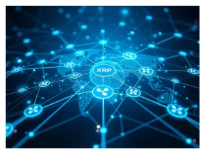 XRP powering a secure, fast global financial network, bypassing traditional systems for cross-border payments.