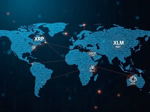 Visualizing how SWIFT's ISO 20022 migration leverages XRP and other digital assets for revolutionary cross-border payments.