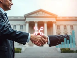 Nature's Miracle executive celebrating the groundbreaking SEC-approved XRP treasury, symbolizing institutional adoption of digital assets.