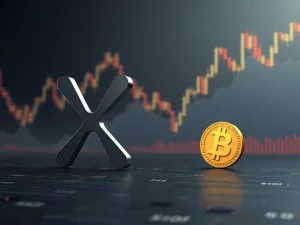 Visualizing the vast disparity between theoretical XRP valuation based on Bitcoin's 2018 ratio and its current market price.