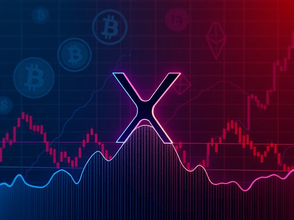 Chart illustrating XRP trading volume decline, signaling a temporary market cooldown rather than a reversal for XRP.