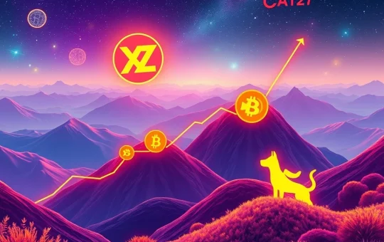 XYZVerse presale token rising above speculative meme coins, symbolizing a shift towards utility-driven crypto investment.