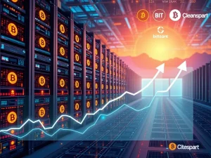 Bitcoin Mining Giants Riot & CleanSpark Achieve Remarkable Output Surge in August