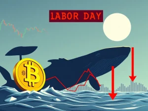 Urgent: Bitcoin Price Faces Labor Day Crash to $105K Amid Escalating BTC Whale Threat