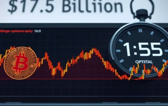 Bitcoin Price Alert: Bollinger Bands Signal Explosive $17.5 Billion Options Expiry