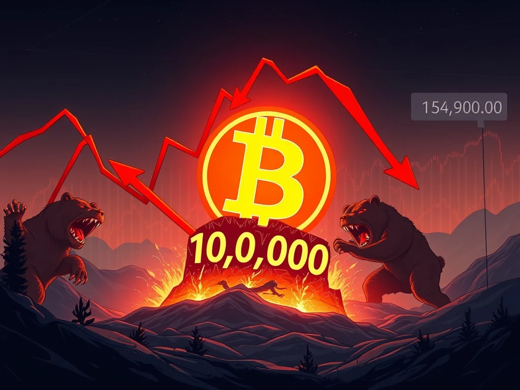 Urgent: Bitcoin Price Plunges, Bears Breach $109K Support Amidst PCE Inflation Data