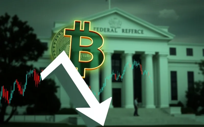 Bitcoin's Urgent Struggle: Price Dips After Fed Interest Rate Cut
