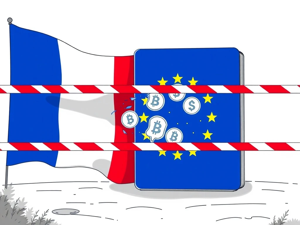 Crucial Warning: France Threatens Block on EU Crypto Passporting Amid MiCA Regulation Concerns
