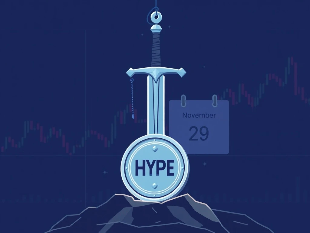 Crucial HYPE Token Faces Pressure: $11.9 Billion Hyperliquid Unlocks Loom