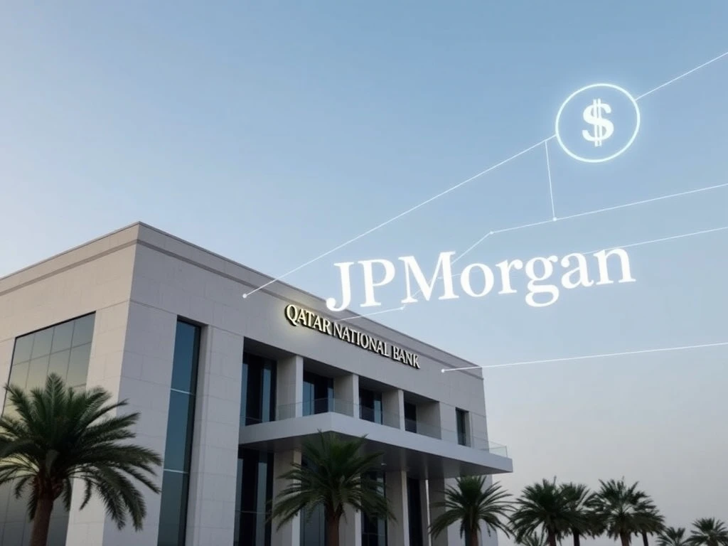JPMorgan Blockchain **Revolutionizes** Qatar Bank's **Swift** US Dollar Payments