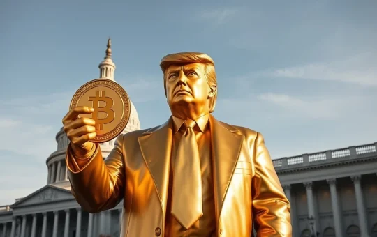 Trump Bitcoin Statue: Bold Statement Unveiled Near US Capitol