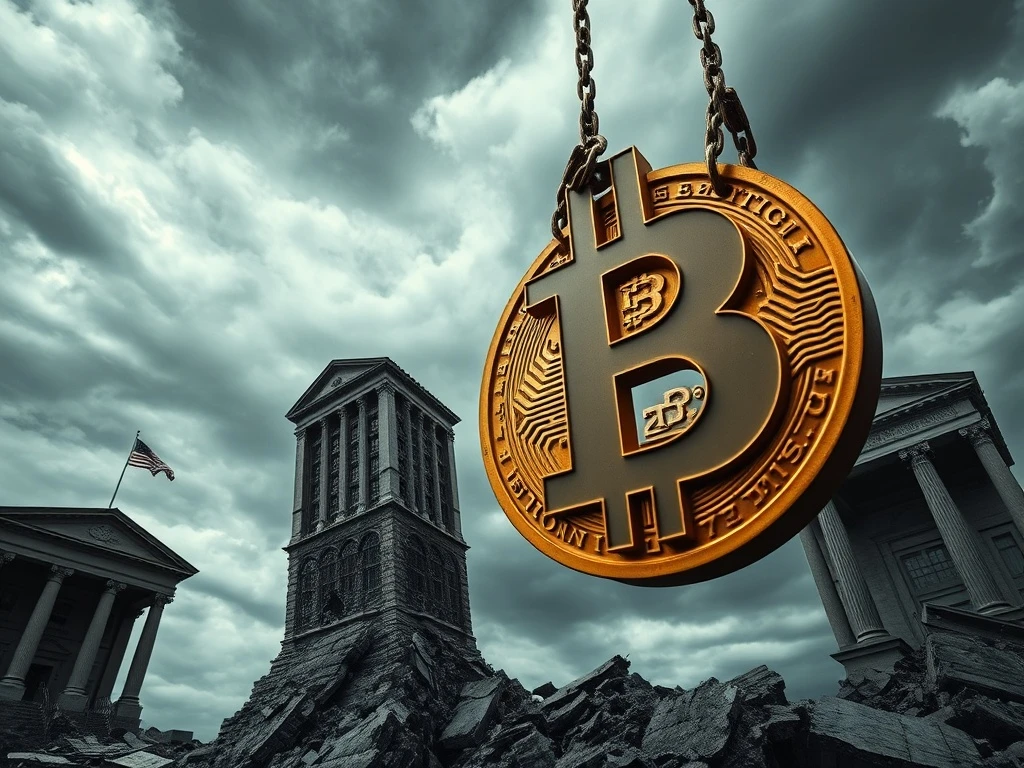 Bitcoin Price Crash: Regional US Bank Stress Triggers Alarming Drop Towards $100K