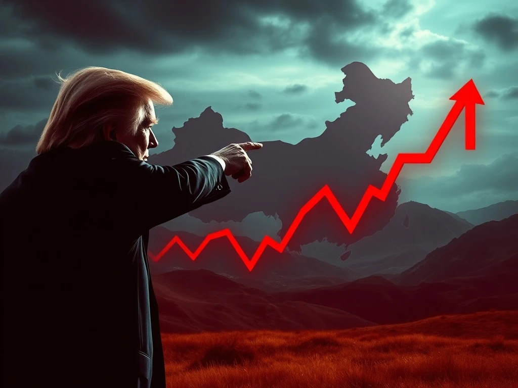 Bitcoin Plunge: Trump's 100% China Tariffs Ignite Crypto Market Turmoil