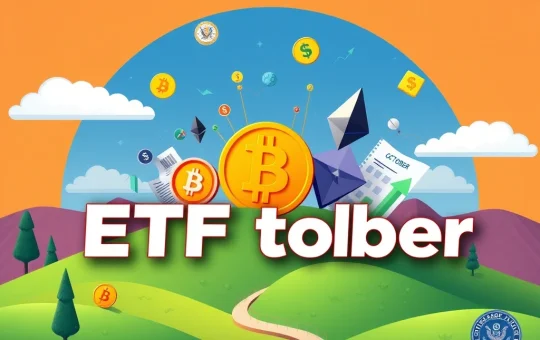 Crypto ETF Momentum Unleashes: Over 5 New Funds Filed in 'ETFtober'