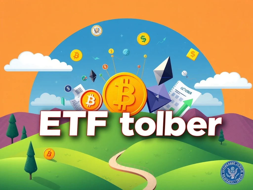 Crypto ETF Momentum Unleashes: Over 5 New Funds Filed in 'ETFtober'