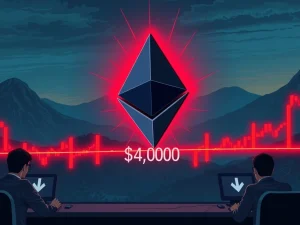 Ethereum Price: Urgent Warning as ETH Struggles Below $4K Amid Bearish Pressure