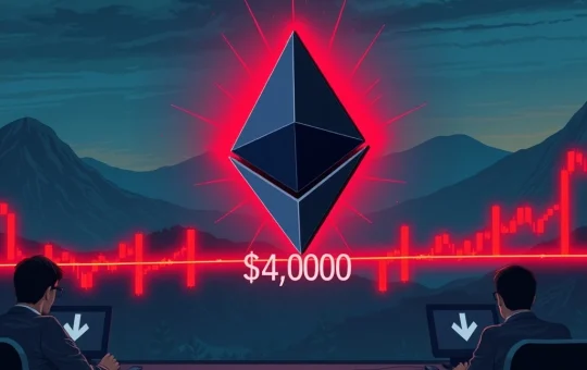 Ethereum Price: Urgent Warning as ETH Struggles Below $4K Amid Bearish Pressure