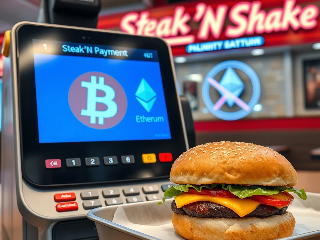 Steak 'n Shake Bitcoin: Unwavering Allegiance After Shocking Ether Poll Backlash