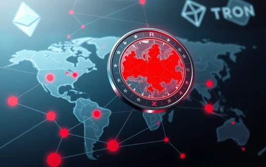 A7A5 ruble-pegged stablecoin used for sanctions evasion with blockchain connections