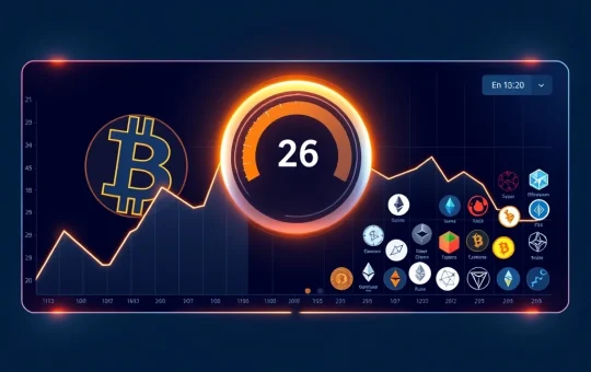 Chart showing the Altcoin Season Index declining to 29, indicating strengthening Bitcoin market dominance.